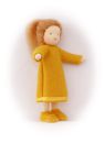 Mutter hellbraunhaarig mit gelben Kleid /Größe 11cm