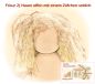Preview: Teil 3/4: Gr 40-48cm Puppenhaare/Frisur aus Tibetlammfell HELLBLOND/gemischte Haarlänge 9-12cm