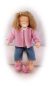 Preview: Puppen-Wolljacke rosé 50-54cm