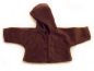 Preview: Puppen-Kapuzenjacke braun 42-48cm