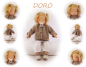 Preview: DORO Puppenkind  54cm