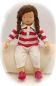 Preview: Puppen-Zweiteiler rot-weiss gestreift 42-48cm (IF)