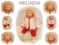 Preview: MELINDA Puppenkind  44cm