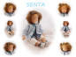 Preview: SENTA Puppenkind  54cm