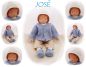 Preview: JOSÉ Baby-Puppenkind  48cm
