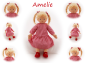 Preview: AMELIE Puppenkind  44cm