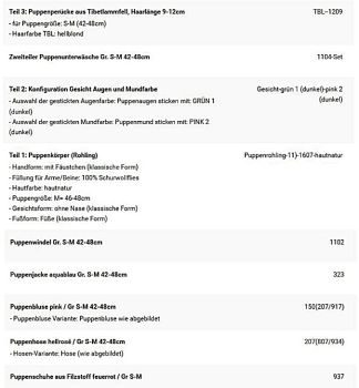 Wunschpuppe für Bestellung 201710498