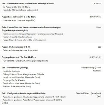 Wunschpuppe für Bestellung 201710501