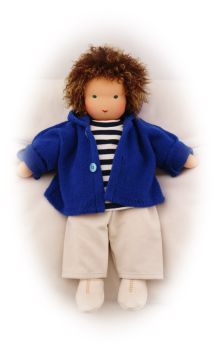 Puppenhose weiss 38-40cm