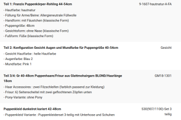 WUNSCHPUPPE für Bestellung 202001296