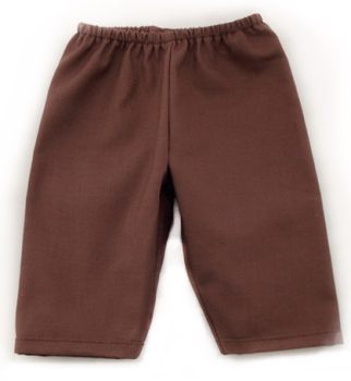 Puppenhose braun 42-48cm