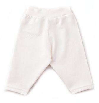 Puppenleggings weiss aus Jersey  42-48cm