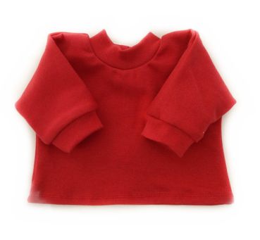 Puppenpullover rot 50-54cm