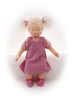 Trägerkleid feincord altrosa 42-48cm