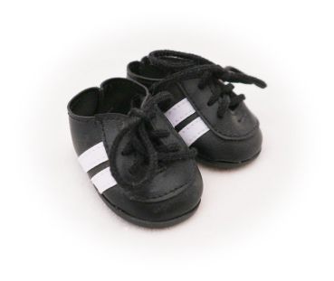 Puppen-Fußballschuhe schwarz 44-48cm (IF)