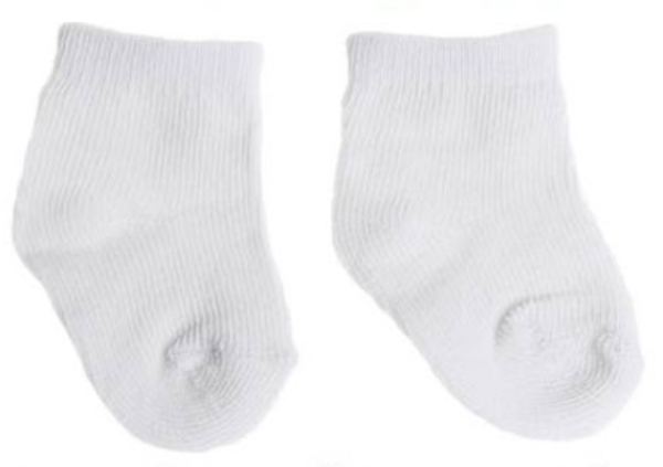 Puppen-Söckchen weiss 44-54cm (IF)