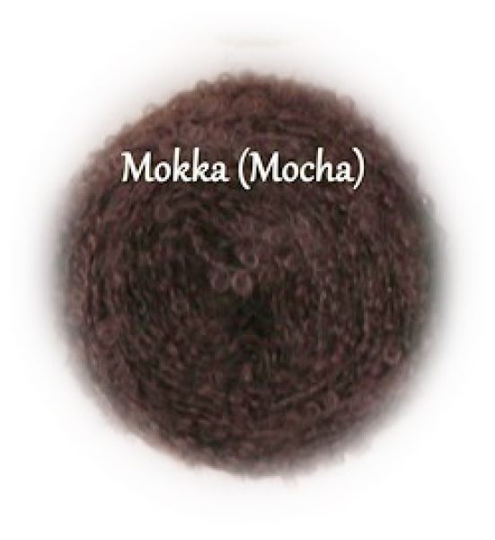 Mini-Lockenmohair Puppengarn Bouclé (25gr Knäuel)