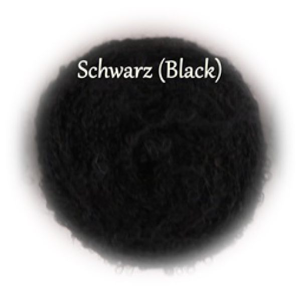 Mini-Lockenmohair Puppengarn Bouclé (25gr Knäuel)