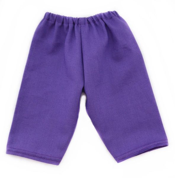 Puppenhose violett 38-40cm