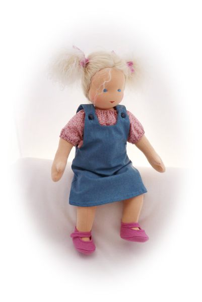 Trägerkleid Jeans 42-48cm