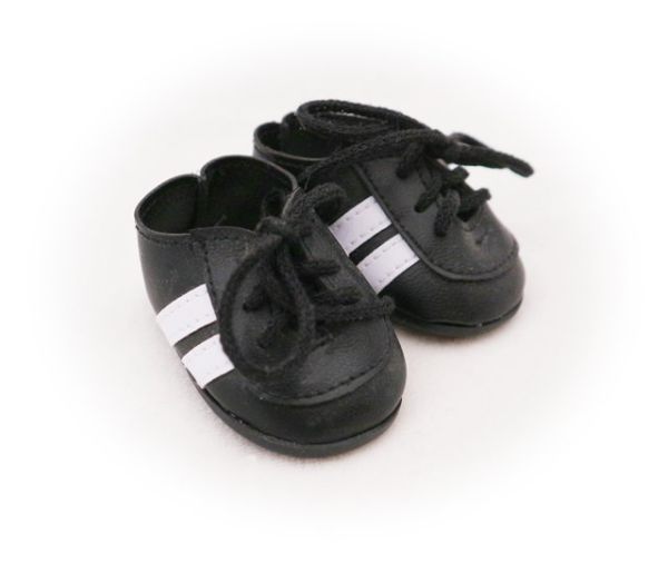 Puppen-Fußballschuhe schwarz 44-48cm (IF)
