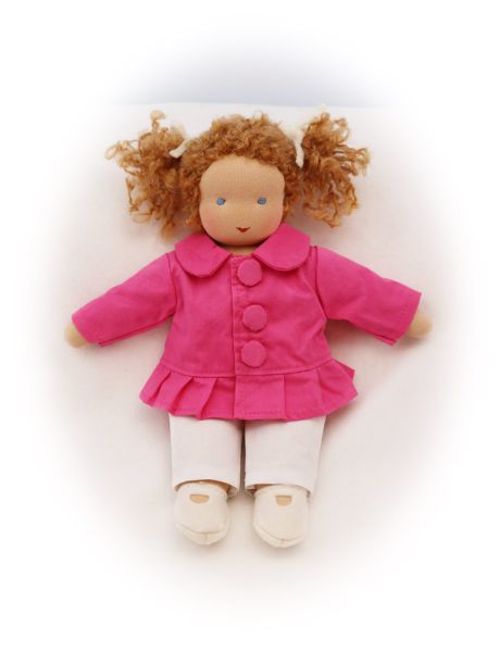 Puppenbluse pink  28-35cm (IF)