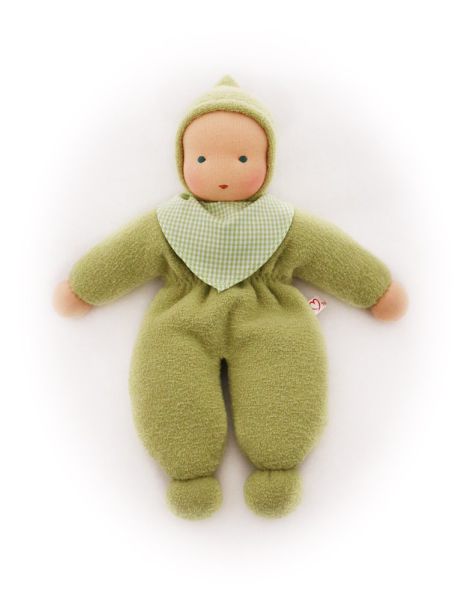 Schmusepuppe lindgrün 27cm