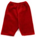 Puppenhose kord rot 50-54cm