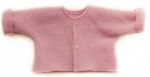 Puppen-Wolljacke rosé 50-54cm