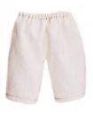 Leinen-Puppenhose ecru 28-30cm