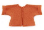 Filz-Puppenjacke zartaprikot  28-30cm