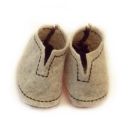 Puppenfilzschuhe  beige-braun 44-48cm