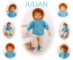 JULIAN Puppenkind  44cm