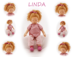 LINDA Puppenkind  44cm