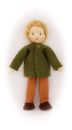 Vater bond mit grüner Jacke und hellbrauner Hose / Größe 12cm